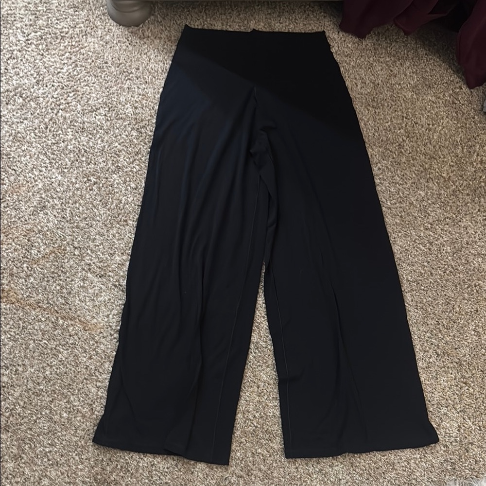 Black Wide-Leg Pants